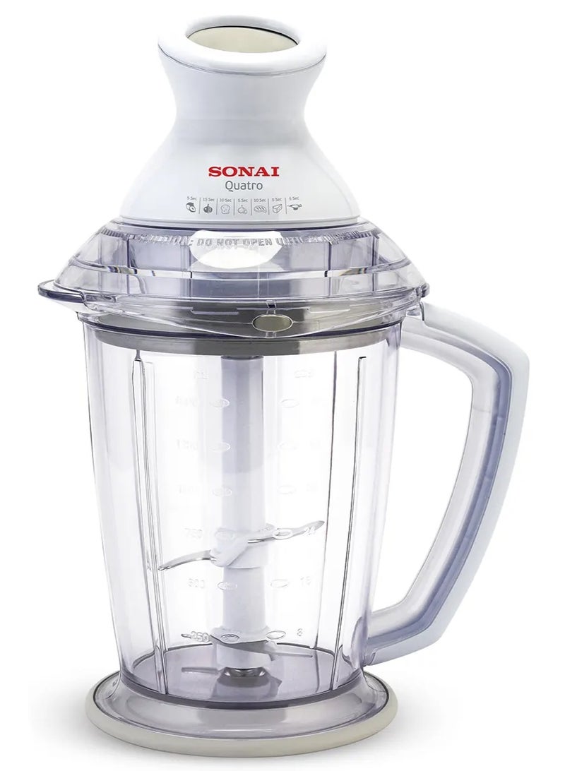 كبة سوناي كواترو، 550 وات، وعاء 1.5 لتر، أبيض، SH-650